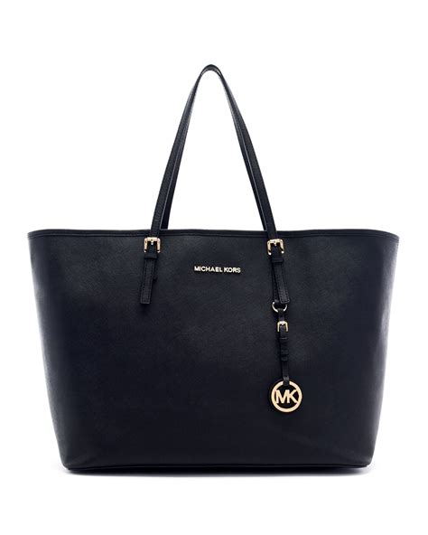 michael kors handbag saffiano medium travel tote|michael kors saffiano bag black.